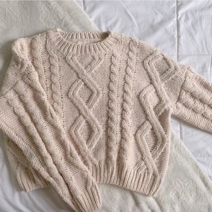 Light Pink Altar’d State Claire Sweater